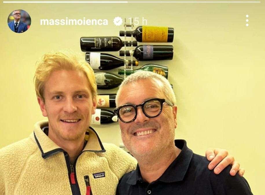 Ienca incontra ex Sampdoria Thorsby: "Amici tornano sempre dove sono stati bene"