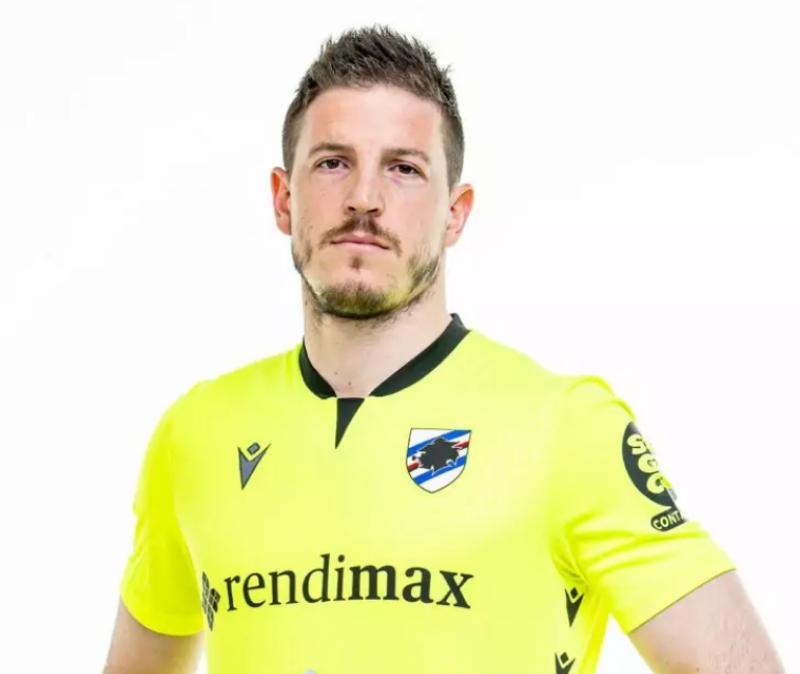 Spezia - Sampdoria, sbavatura difensiva Cragno - Curto al 46’