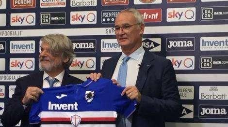 Ferrero: "Onorati di presentare un grande uomo. Samp ha una storia importante, non ho fatto fatica a convincere Ranieri"