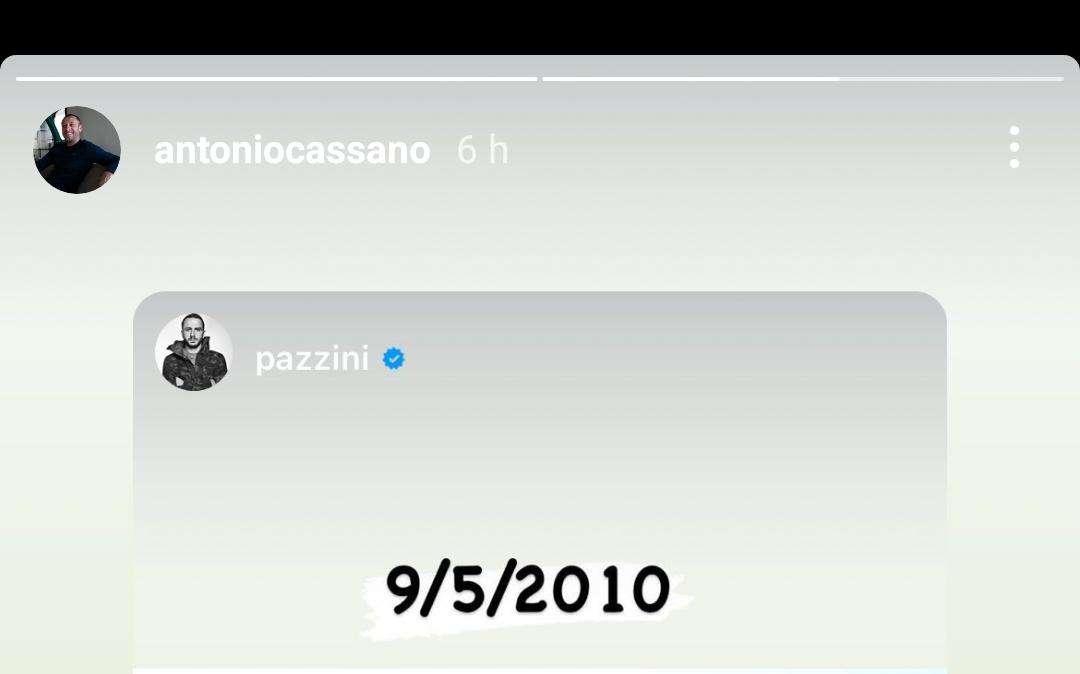 Ex Sampdoria Cassano ricorda il 2010: "Che annata indimenticabile"