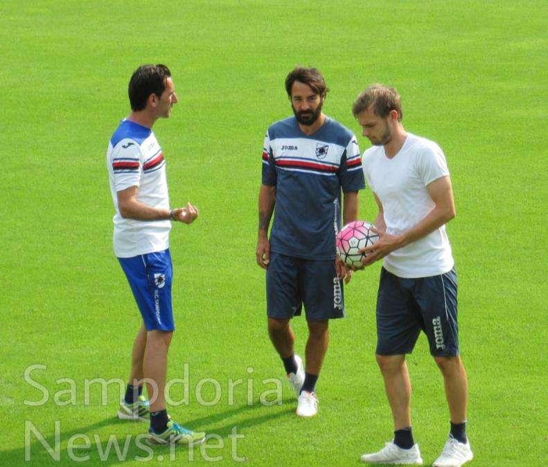 PINZOLO LIVE - Blucerchiati in campo per l'allenamento pomeridiano