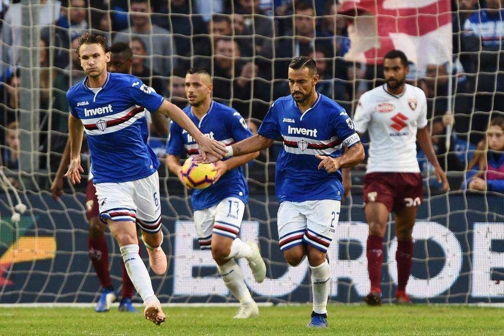 Sampdoria-Torino, il report statistico del match