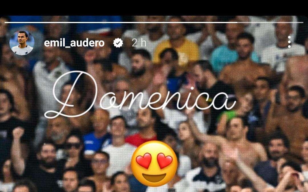 Sampdoria social, Audero si gode il relax della domenica
