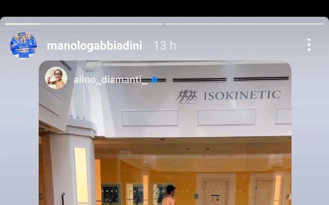 Sampdoria, Gabbiadini riceve complimenti di Diamanti: "Mamma mia che giocatore"