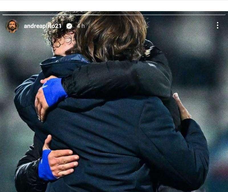 Sampdoria, la gioia social di mister Pirlo: "Avanti Doria!" 