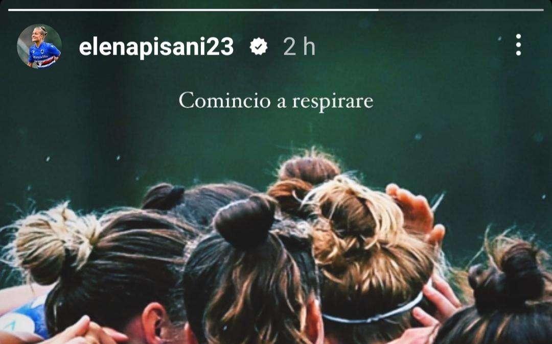 Sampdoria Women, Pisani: "Cominicio a respirare"