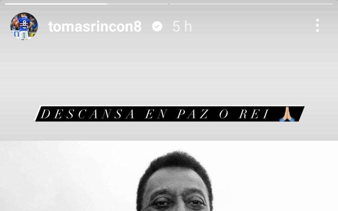 Sampdoria, Rincon ricorda Pelè: "Riposa in pace O Rei"