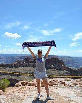 "Bevo e scatto per la Samp": Camilla, con la Samp fino al Grand Canyon