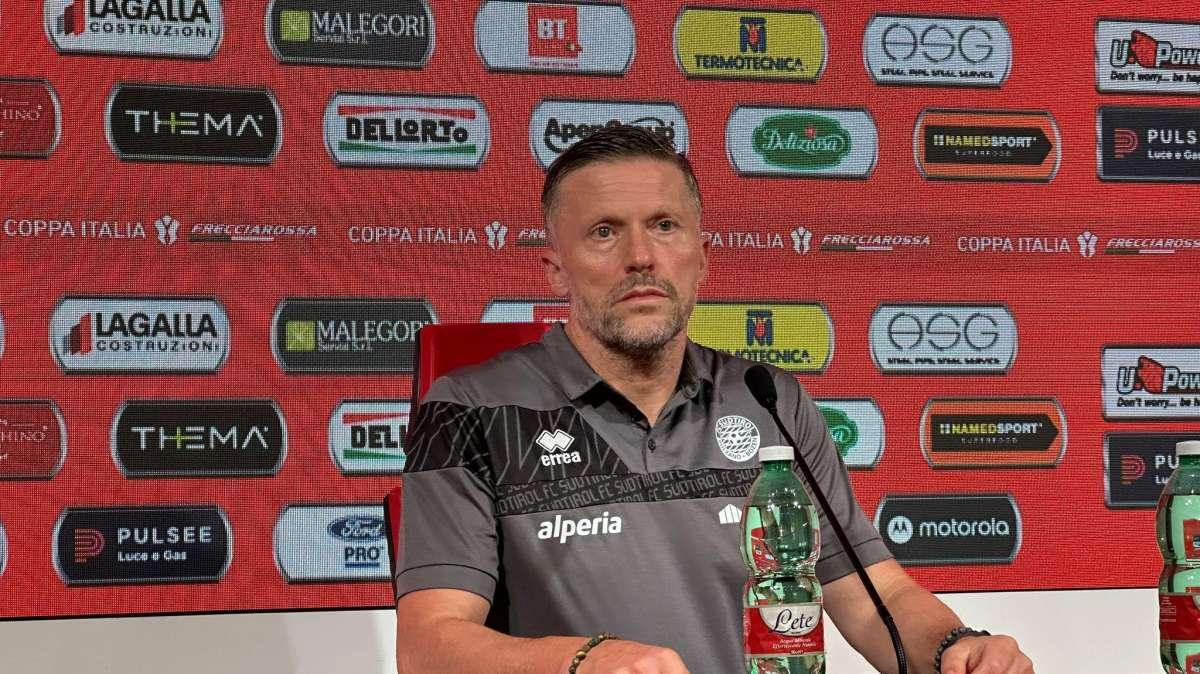 Sudtirol, Valente: "Sampdoria forte in tutti i reparti. Affrontarla con grinta"