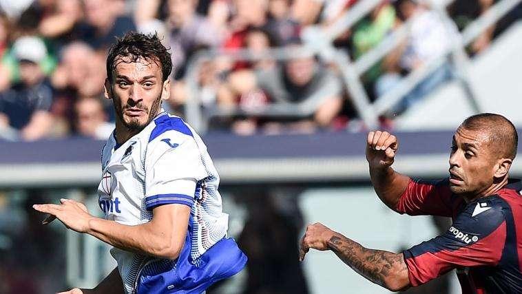 Gabbiadini al 45': "Milan ha tanta qualità, non è semplice giocare in uno stadio così"