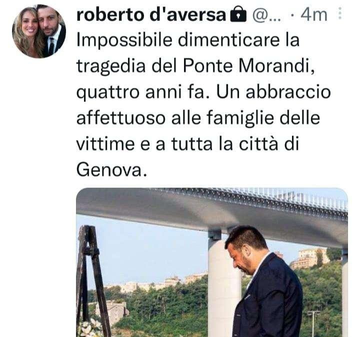 Ex Sampdoria D'Aversa: "Impossibile dimenticare la tragedia del Morandi"