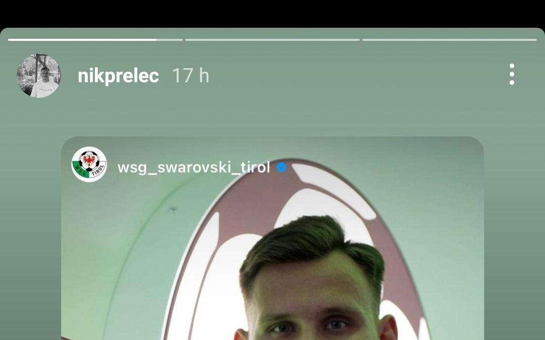 WSG Swarovski Tirol presenta l'ex Sampdoria Prelec