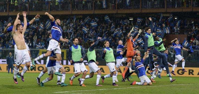 Sono 23 i blucerchiati anti Inter: out Palombo 