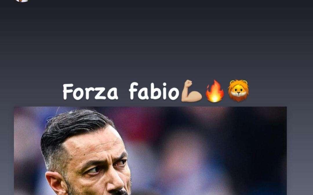 Sampdoria, il sostegno di Montevago a Quagliarella 