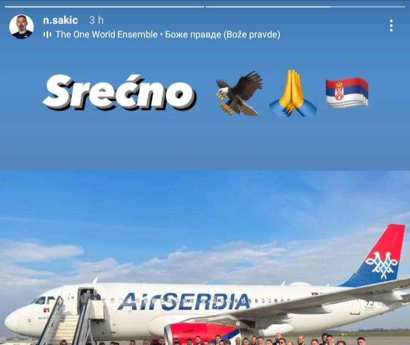 Social Sampdoria, l'augurio di Sakic alla Serbia in partenza per il Mondiale