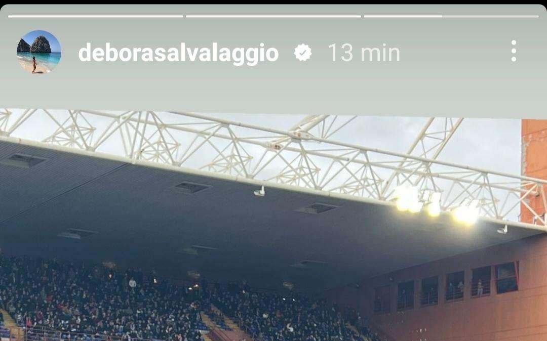 Sampdoria social: l'emozione di Debora Salvalaggio Lady Quagliarella 