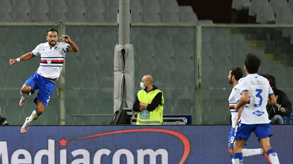 Quagliarella terzo miglior marcatore blucerchiato in A