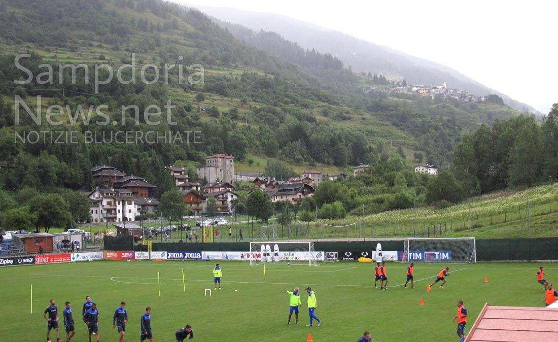 Sampdoria, il video del primo allenamento mattutino a Ponte di Legno
