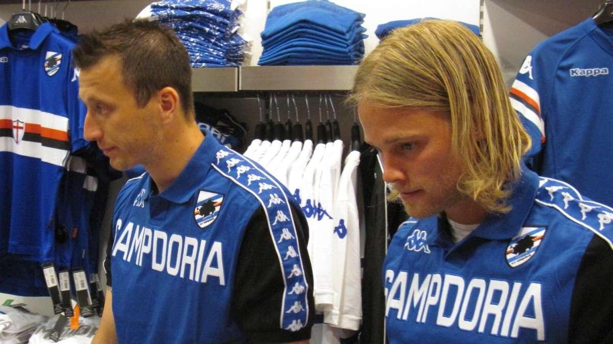 Gastaldello e Bjarnason allo store Robe di Kappa Chiavari, la photogallery