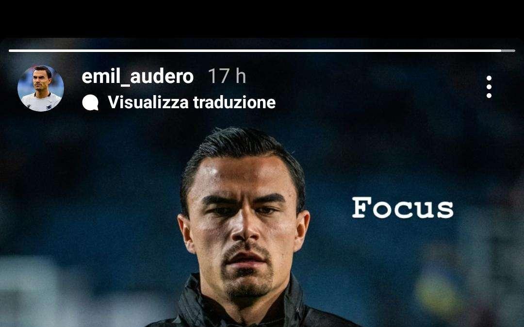 Social Sampdoria, Audero non perde la concentrazione: "Focus"