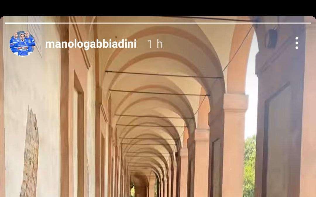Vacanze Sampdoria, escursione Gabbiadini sul San Luca di Bologna