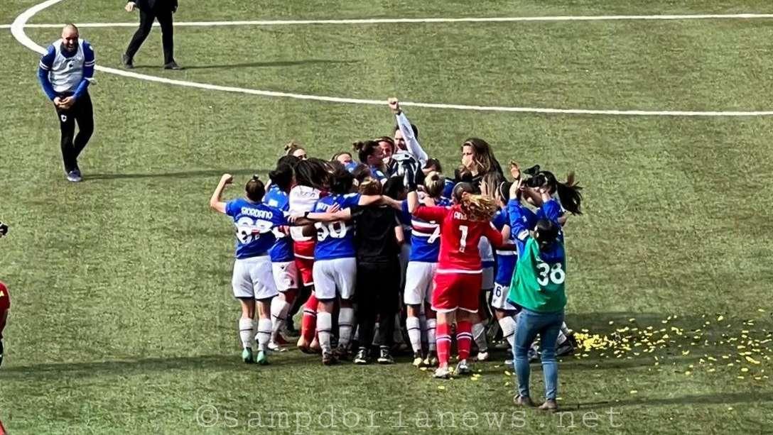 Sampdoria Women, messaggio ai tifosi in vista dello scontro salvezza con il Napoli
