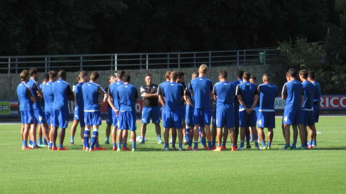 Doppia razione di allenamento per i blucerchiati. Fornasier out nella prima, Krsticic nella seconda