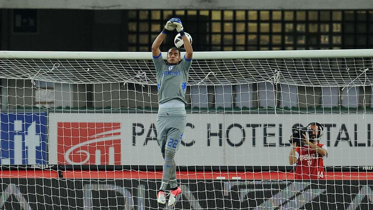 Photogallery Chievo - Sampdoria: l'errore di Romero
