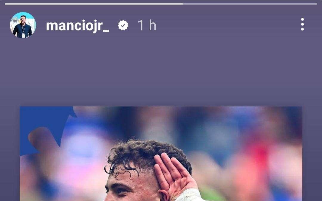 Sampdoria, Andrea Mancini celebra i playoff raggiunti 