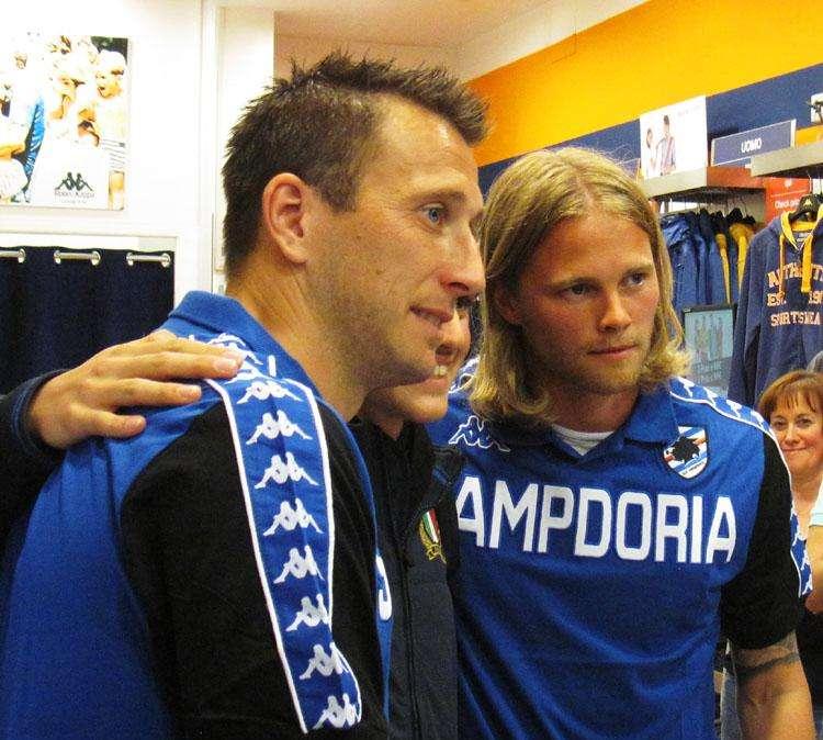 Gastaldello e Bjarnason allo store Robe di Kappa di Chiavari, la photogallery (2)