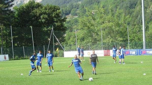 BARDONECCHIA LIVE - Esercizi col pallone e partitelle a ranghi ridotti