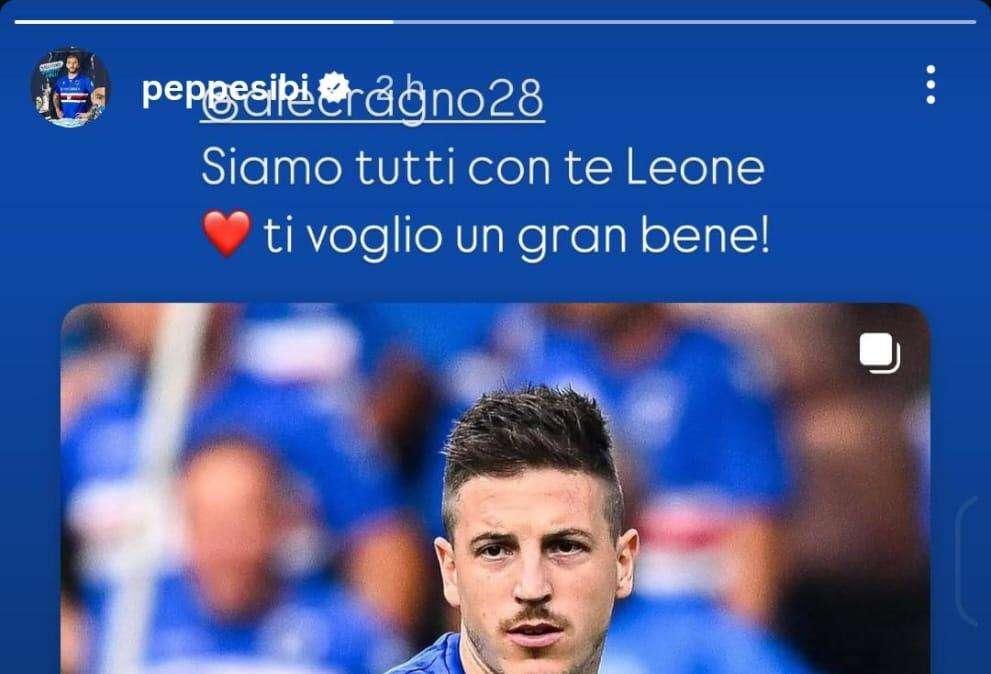 Sampdoria, infortunio Cragno: i messaggi di incoraggiamento dei compagni 