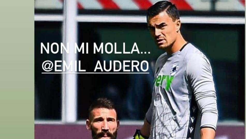 Dialogo social Tonelli-Audero: "Non mi molla" - "Mi cerchi"