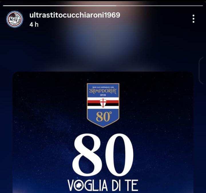 80 anni Sampdoria, l'evento dei gruppi della Gradinata Sud il 12 agosto al Carlini