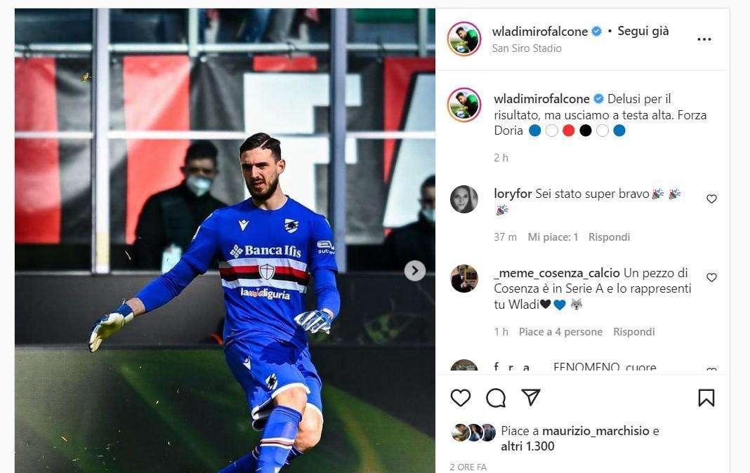 Sampdoria, Falcone: "Delusi per risultato, ma usciamo a testa alta"
