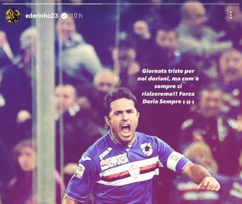 Ex Sampdoria, Eder: "Giornata triste per noi doriani ma ci rialzeremo" 