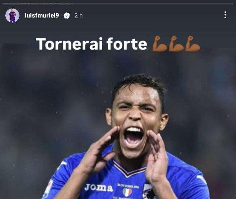 Il messaggio di Muriel: "Sampdoria, tornerai forte"