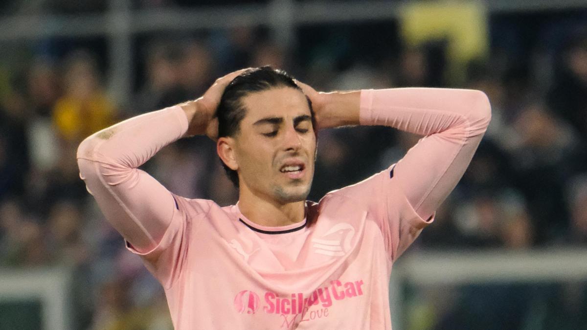 Sampdoria - Palermo: cannonata di Ranocchia, alto di poco al 45’