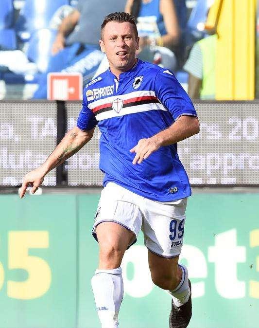 La probabile formazione blucerchiata: Cassano spera in una maglia