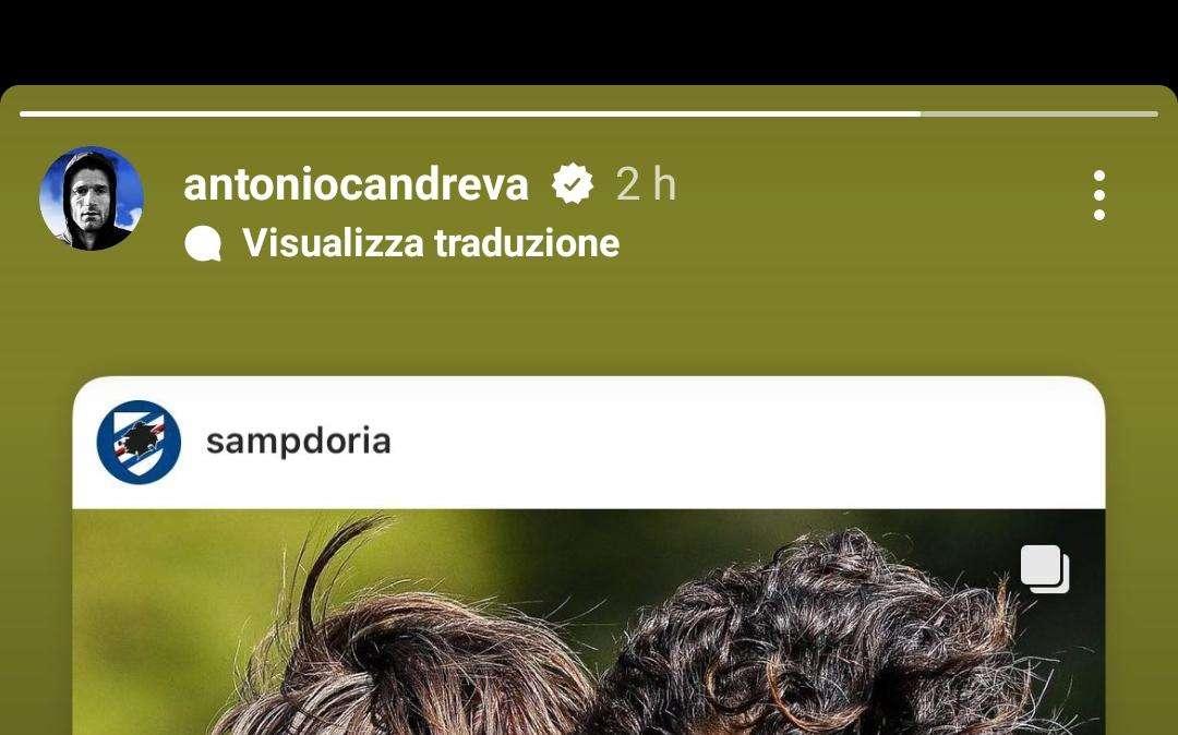 Social Sampdoria, Candreva saluta il ritorno di Damsgaard: "Welcome back"