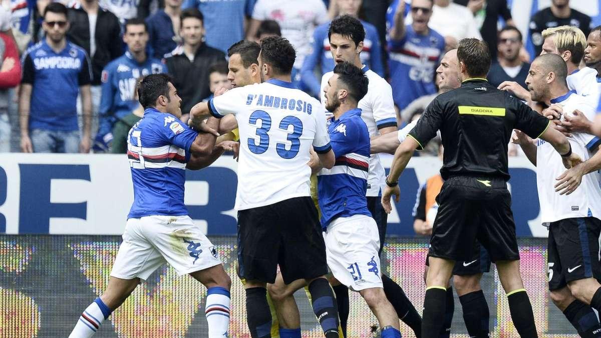 Catania-Samp: non ci saranno Eder, Gastaldello, Soriano, Rinaudo e Rolin