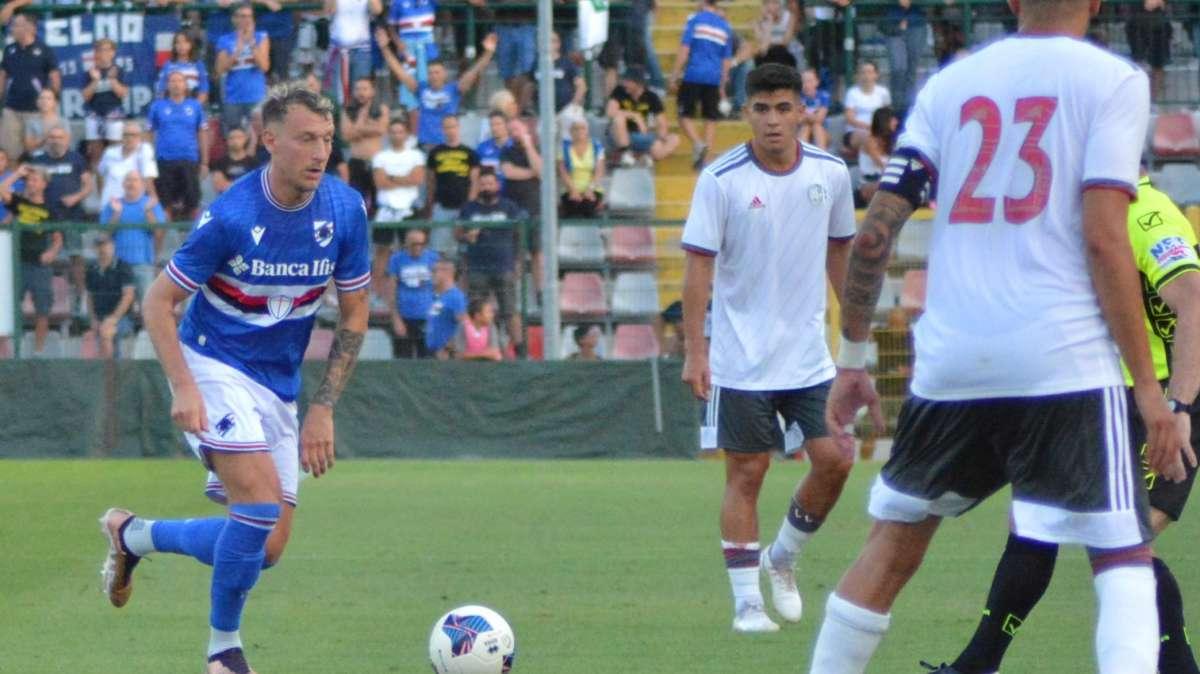 Sampdoria, La Gumina: "Contento per il gol ma ancora di più per la squadra"