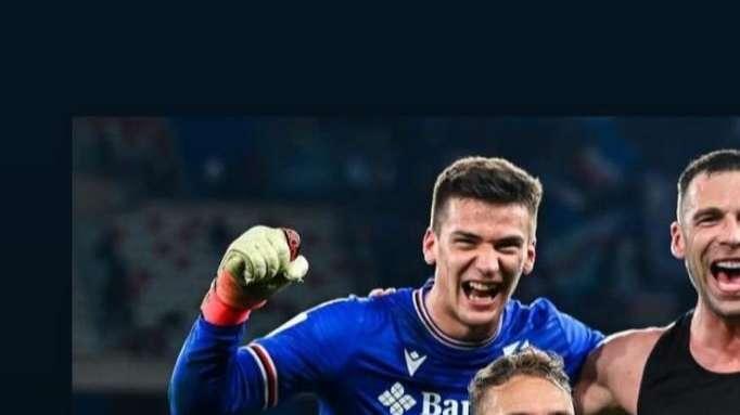 Sampdoria social, De Luca nel "trio" del successo con Stankovic e Kasami