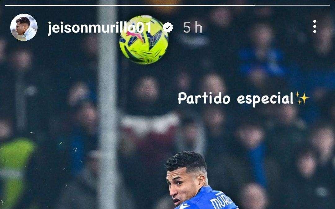 Sampdoria - Inter, il pensiero di Murillo: "Partita speciale"