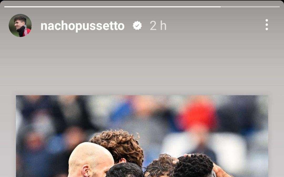 Social Sampdoria, il messaggio di Pussetto dopo la gara con Sassuolo: "Andiamo"