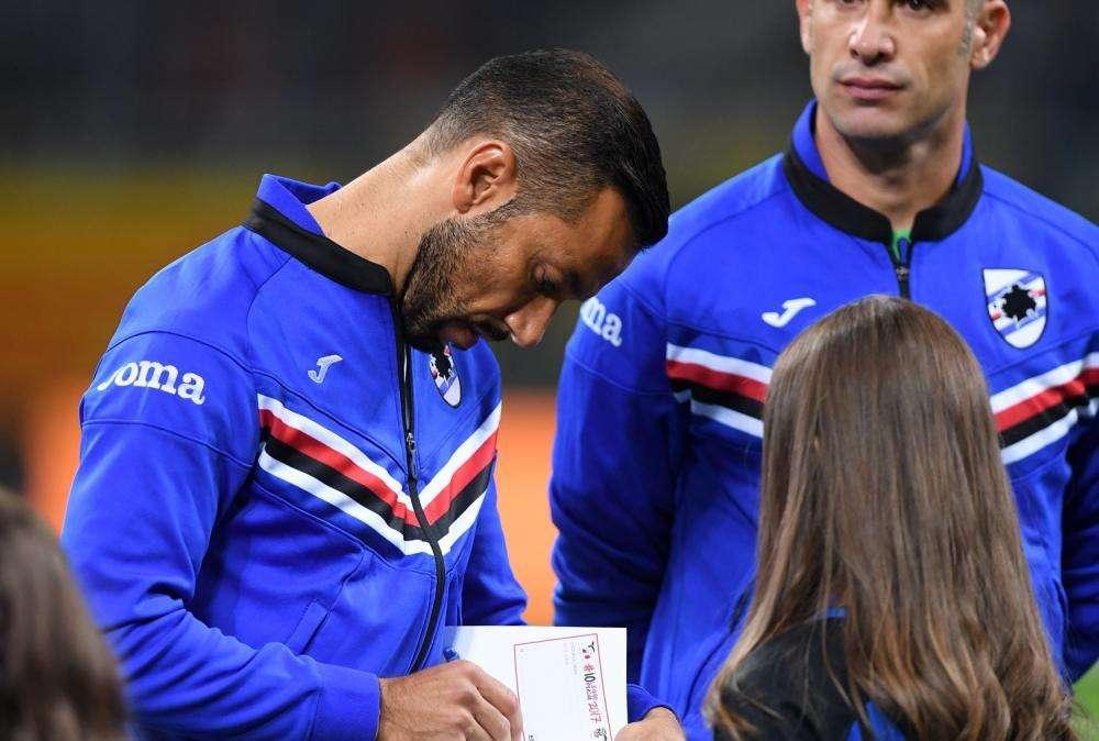 Una calottina per Begato, Quagliarella: "Emiliano ragazzo dal cuore d'oro. Lo sport fa crescere a livello umano"