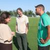 Sassuolo, Veronica Squinzi all'allenamento: il saluto alla squadra dell'a.d.