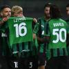 Berardi segna e dedica il gol a Leysen: esulta mostrando la maglia del compagno infortunato