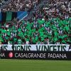 FOTO - Sassuolo Milan, la coreografia dei tifosi neroverdi: "In his signis vincetis"