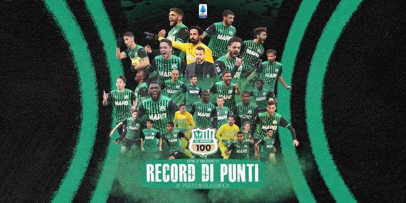 Record di punti in Serie A per il Sassuolo: il messaggio del club - FOTO